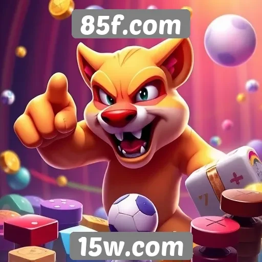 Diversidade de jogos disponíveis no 85f.com
